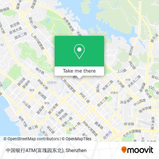 中国银行ATM(富瑰园东北) map