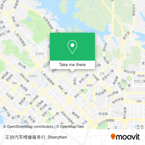 正协汽车维修服务行 map