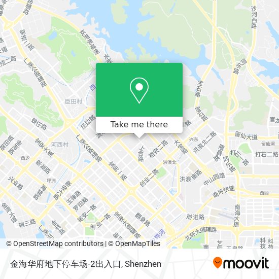 金海华府地下停车场-2出入口 map