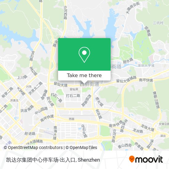 凯达尔集团中心停车场-出入口 map