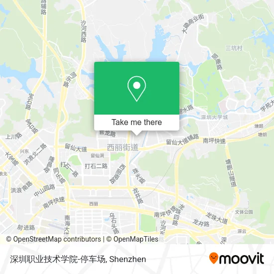 深圳职业技术学院-停车场 map