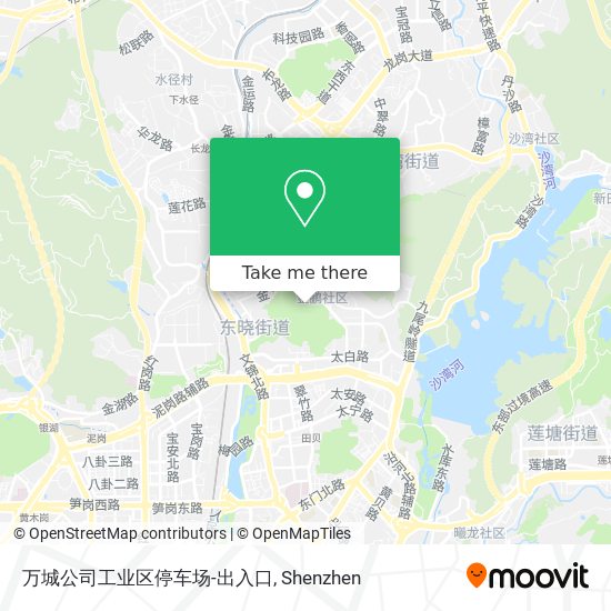 万城公司工业区停车场-出入口 map