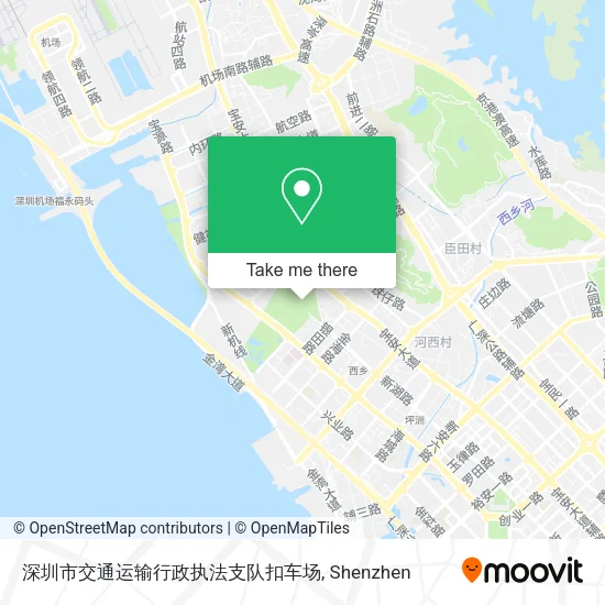 深圳市交通运输行政执法支队扣车场 map