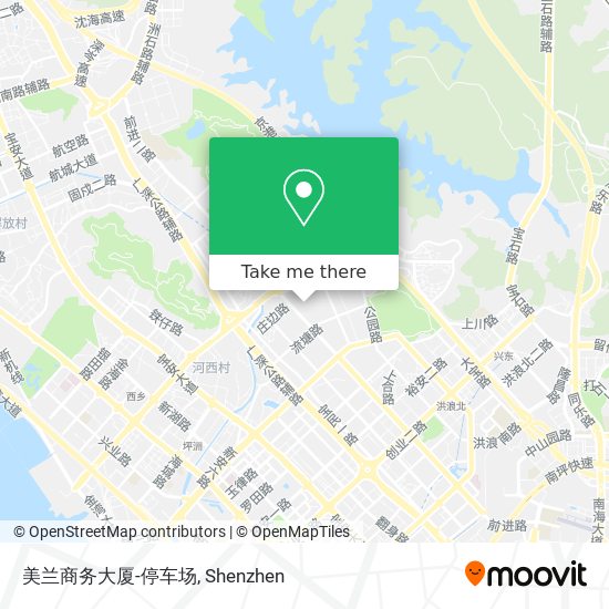 美兰商务大厦-停车场 map