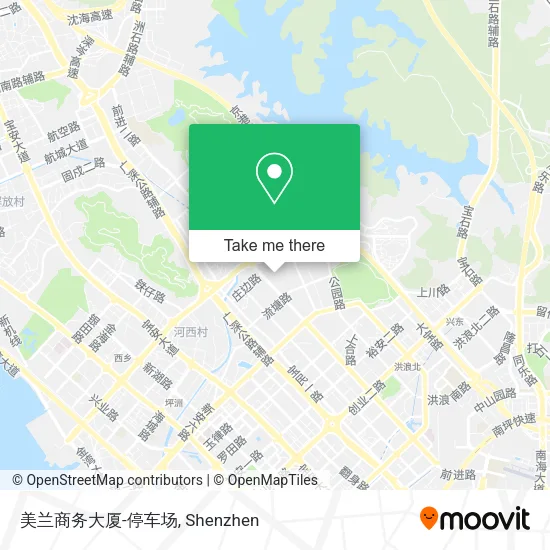 美兰商务大厦-停车场 map