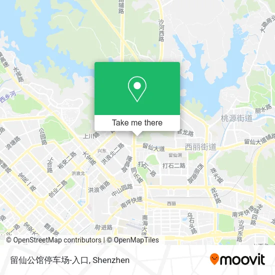 留仙公馆停车场-入口 map