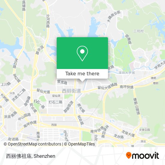 西丽佛祖庙 map