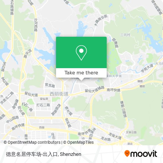 德意名居停车场-出入口 map