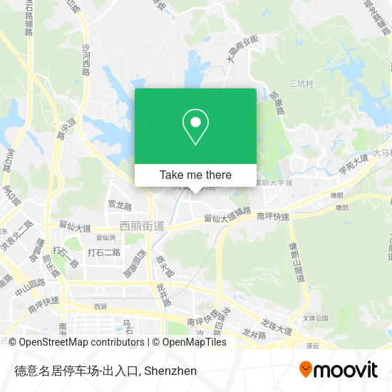 德意名居停车场-出入口 map