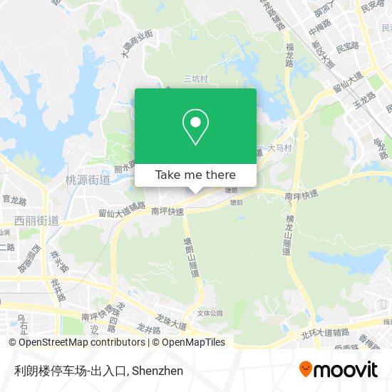 利朗楼停车场-出入口 map