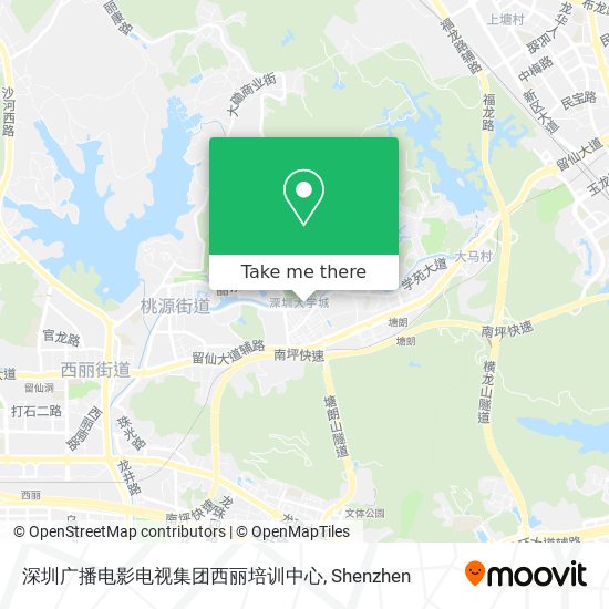 深圳广播电影电视集团西丽培训中心 map