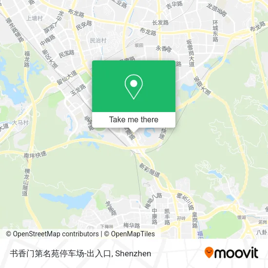 书香门第名苑停车场-出入口 map