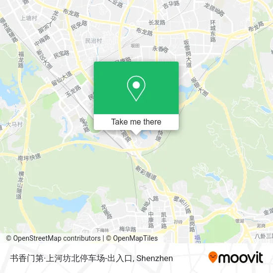 书香门第·上河坊北停车场-出入口 map