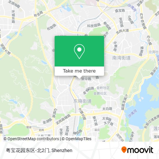 粤宝花园东区-北2门 map