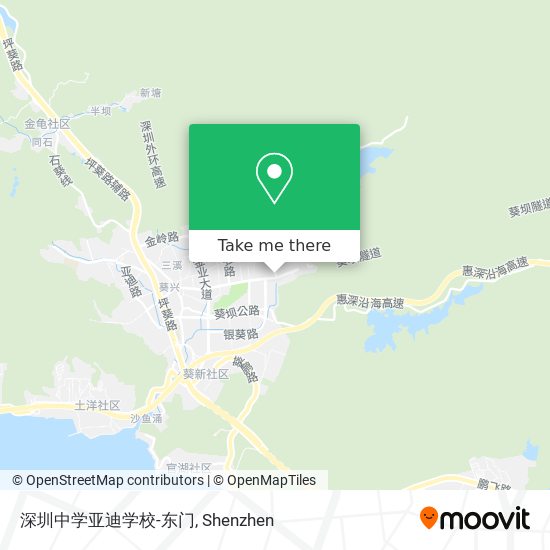 深圳中学亚迪学校-东门 map