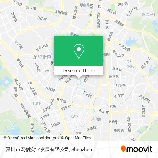 深圳市宏创实业发展有限公司 map