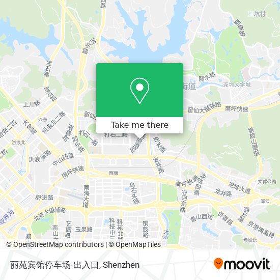 丽苑宾馆停车场-出入口 map