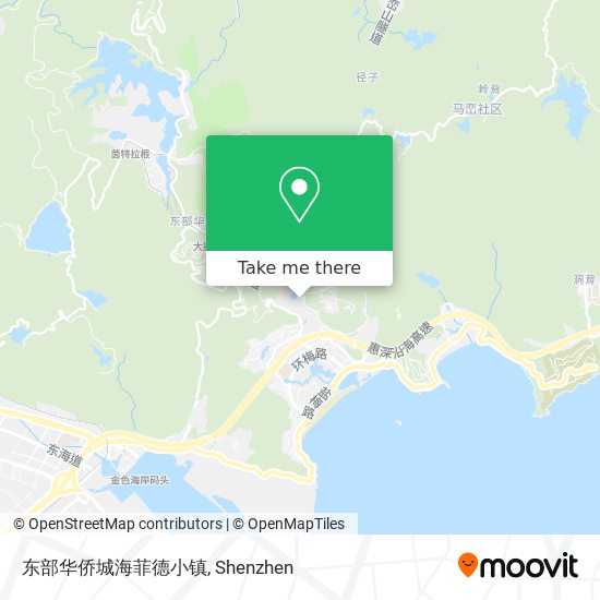 东部华侨城海菲德小镇 map