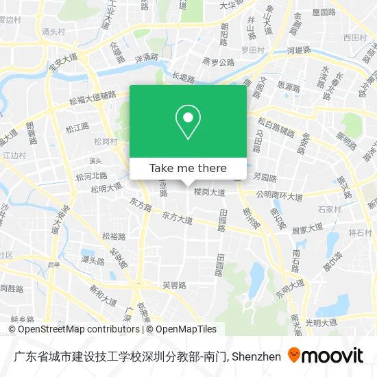 广东省城市建设技工学校深圳分教部-南门 map