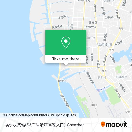 福永收费站(S3广深沿江高速入口) map