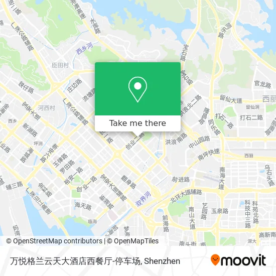万悦格兰云天大酒店西餐厅-停车场 map
