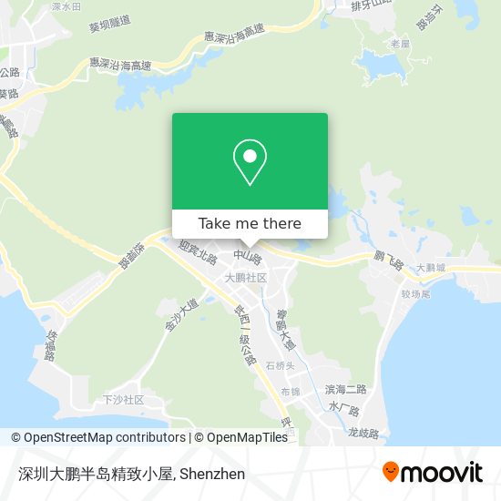 深圳大鹏半岛精致小屋 map