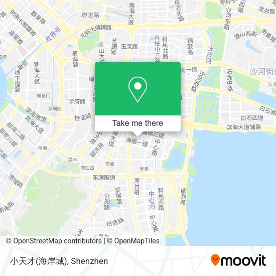 小天才(海岸城) map