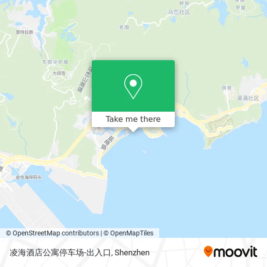 凌海酒店公寓停车场-出入口 map