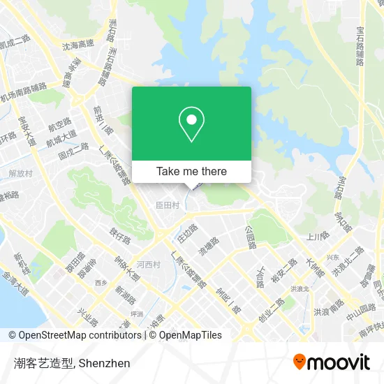 潮客艺造型 map