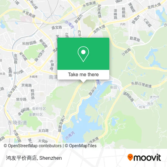 鸿发平价商店 map
