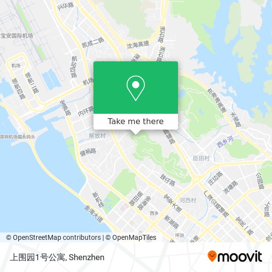 上围园1号公寓 map