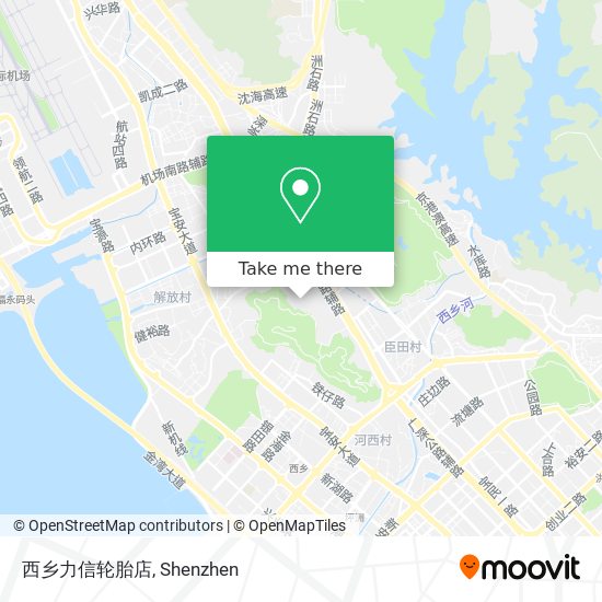 西乡力信轮胎店 map