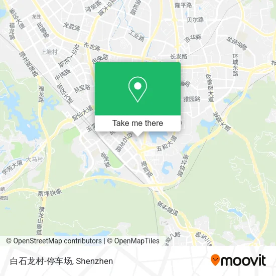 白石龙村-停车场 map