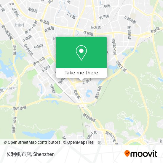 长利帆布店 map