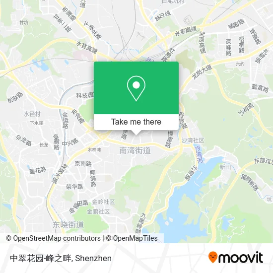 中翠花园-峰之畔 map