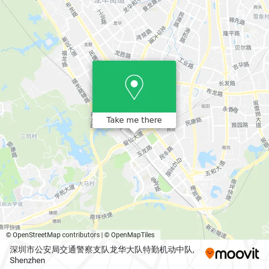 深圳市公安局交通警察支队龙华大队特勤机动中队 map