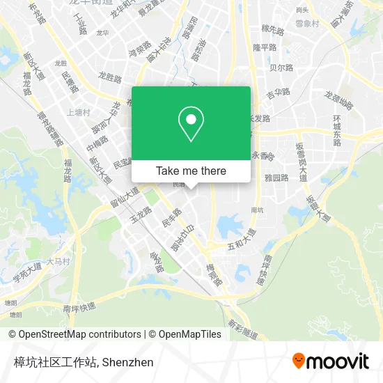 樟坑社区工作站 map