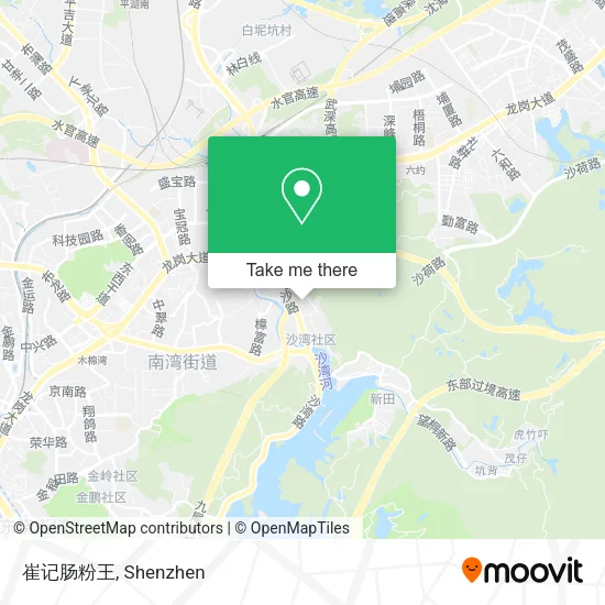 崔记肠粉王 map