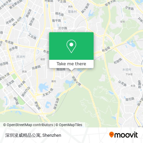 深圳浚威精品公寓 map