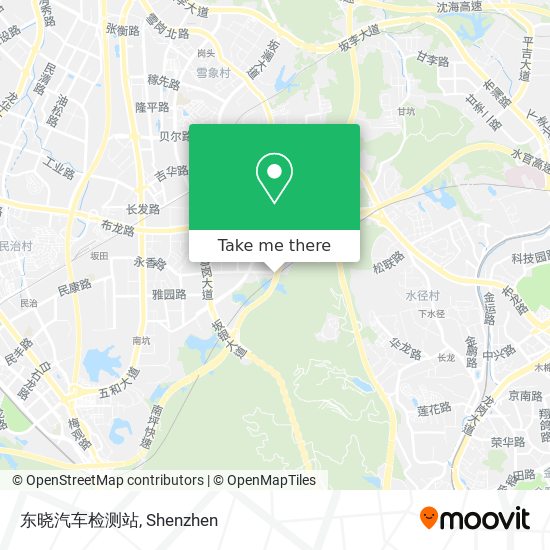 东晓汽车检测站 map