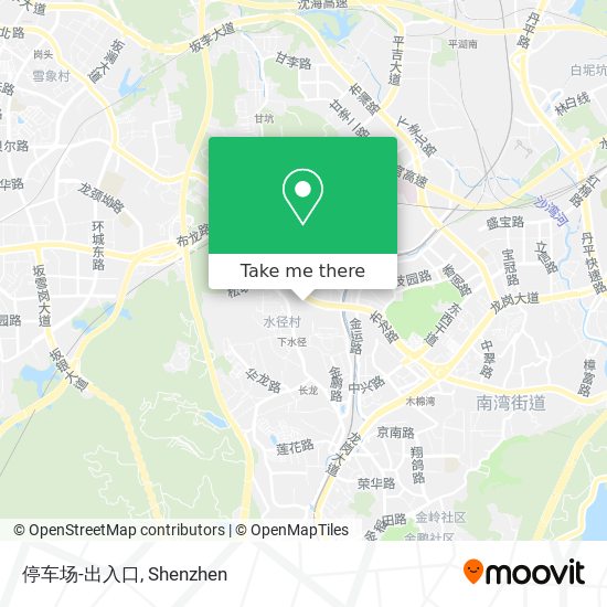 停车场-出入口 map