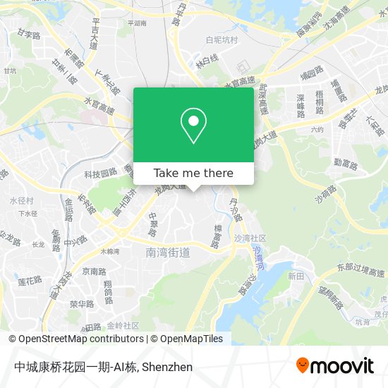 中城康桥花园一期-AI栋 map