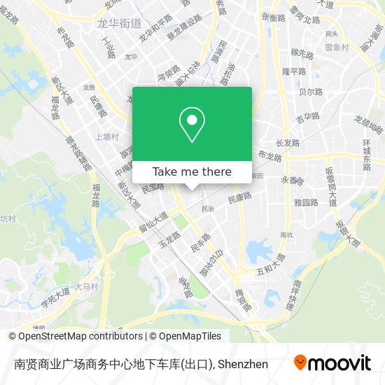 南贤商业广场商务中心地下车库(出口) map