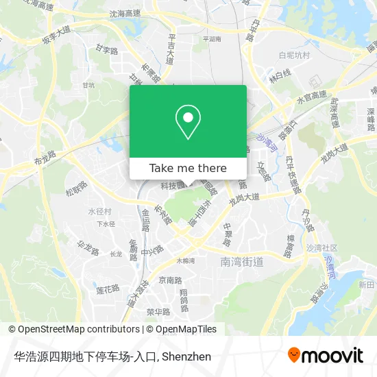 华浩源四期地下停车场-入口 map