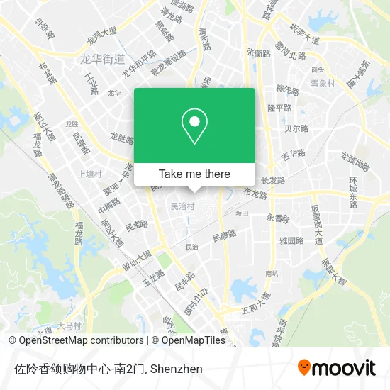 佐阾香颂购物中心-南2门 map