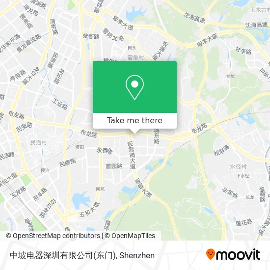 中坡电器深圳有限公司(东门) map