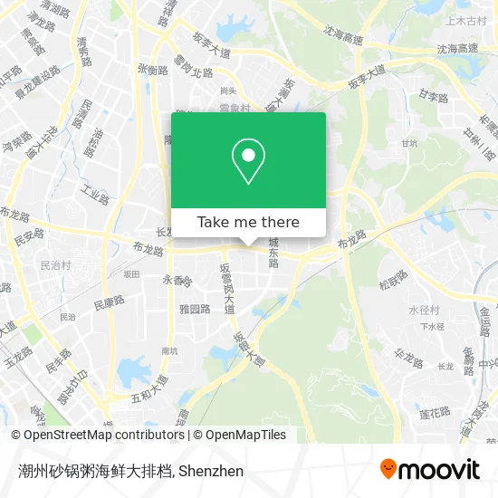 潮州砂锅粥海鲜大排档 map