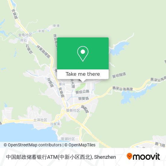 中国邮政储蓄银行ATM(中新小区西北) map