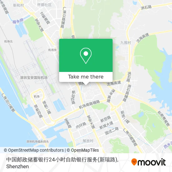 中国邮政储蓄银行24小时自助银行服务(新瑞路) map