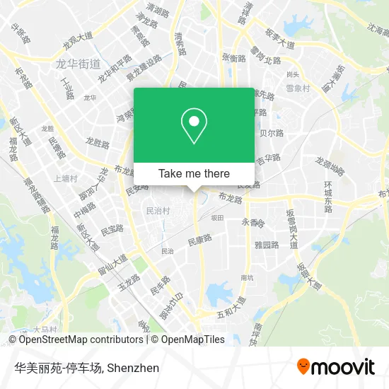 华美丽苑-停车场 map